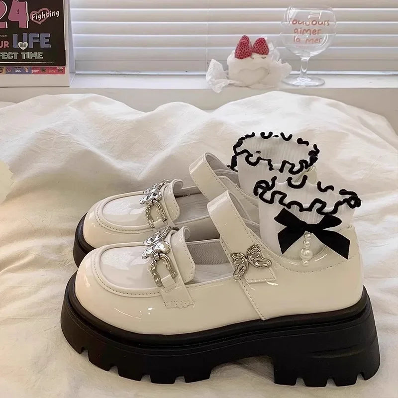 Girls Punk Platform Pumps