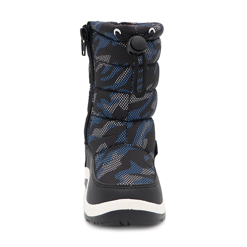 Boys Camouflage Snow Boots