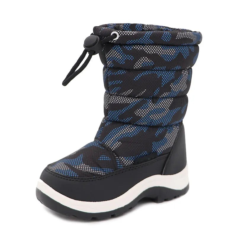 Boys Camouflage Snow Boots