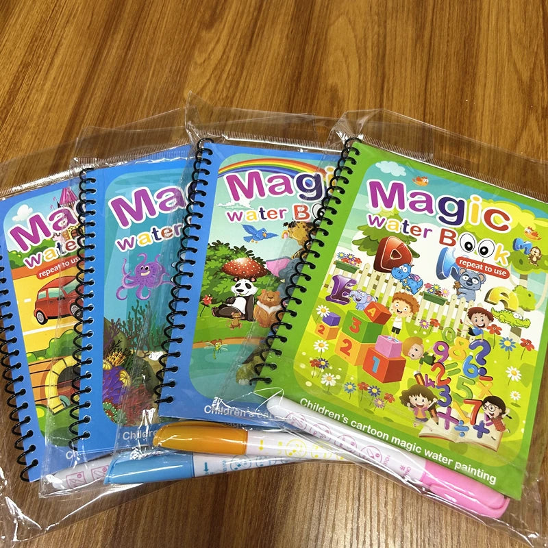 Magic Water Coloring Book