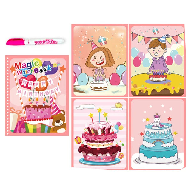 Magic Water Coloring Book