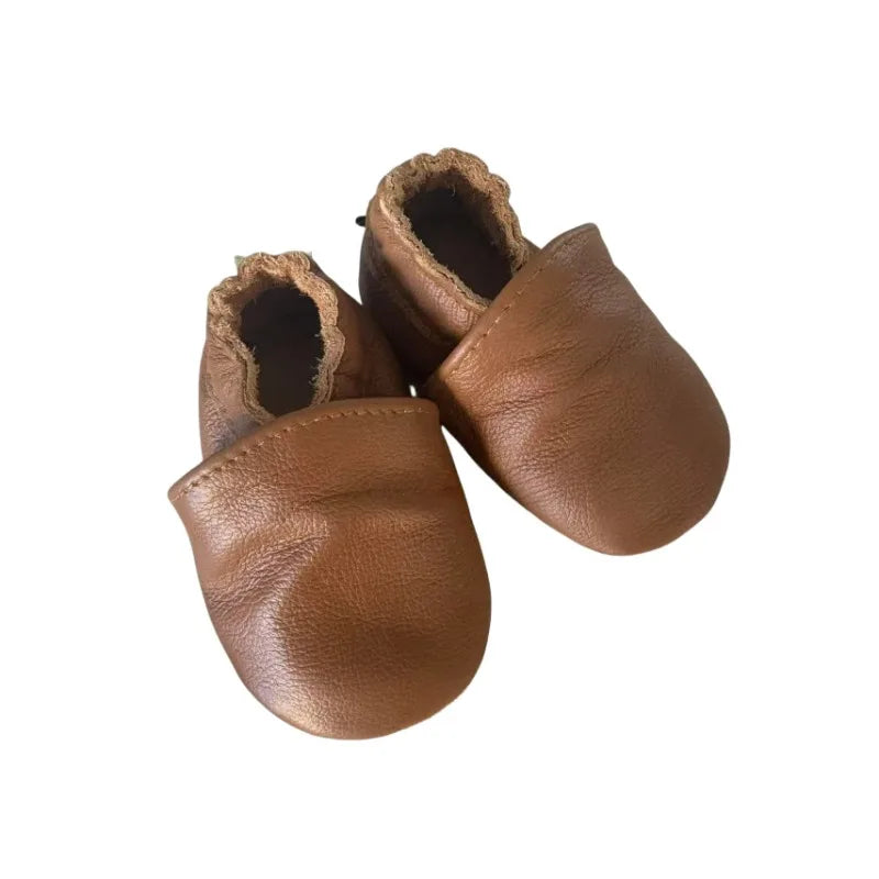 Genuine Leather Baby slippers