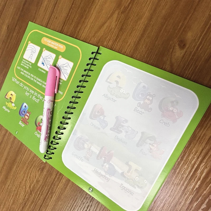 Magic Water Coloring Book