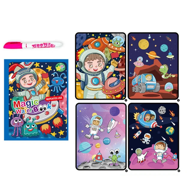 Magic Water Coloring Book