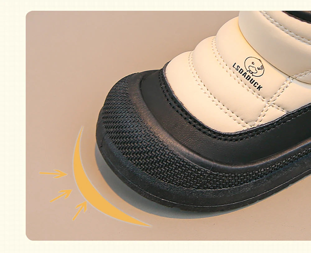 Pre School Kids Winter Plush Snow Boots