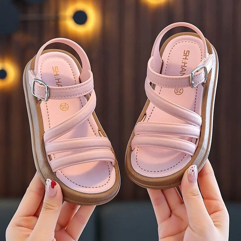 Girls Cushioned Sole Sandals