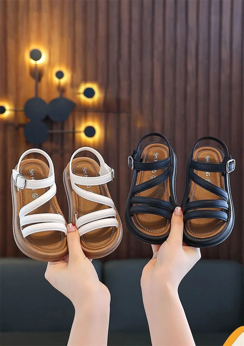 Girls Cushioned Sole Sandals