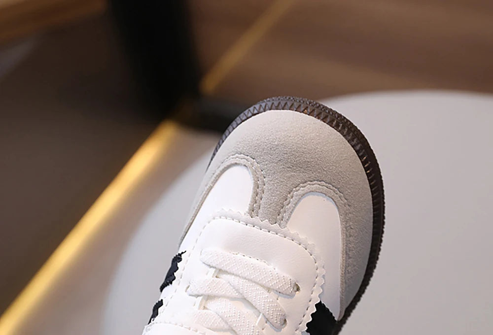 Kids Striped Unisex Sneakers