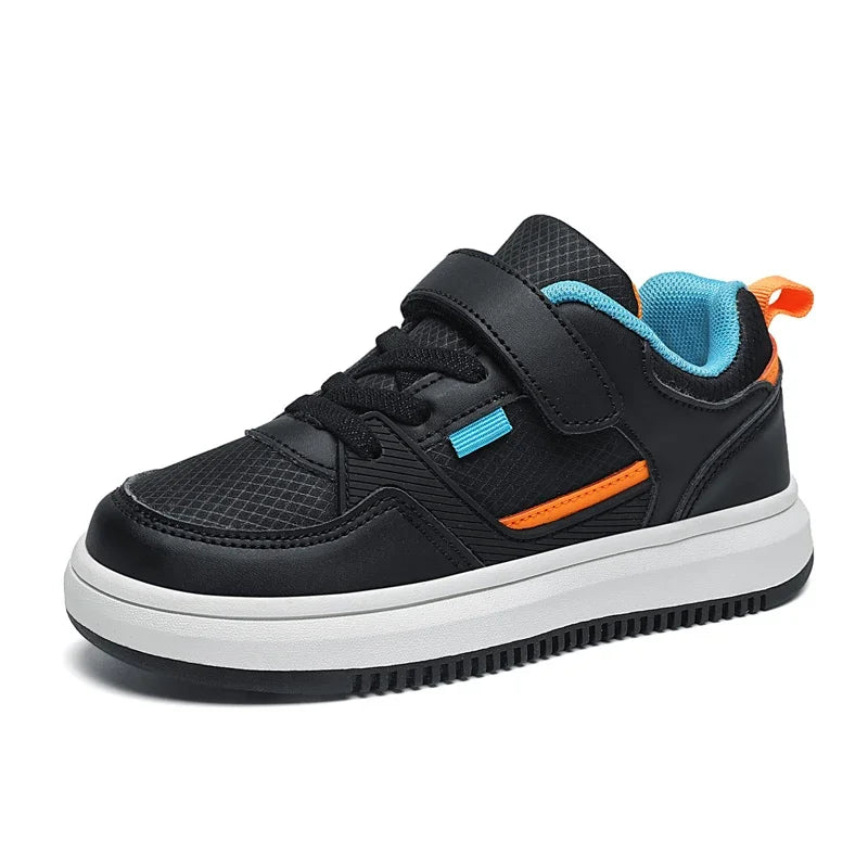 Boys Casual Pu Leather Sneakers