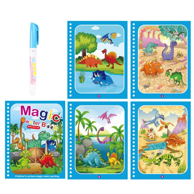 Magic Water Coloring Book