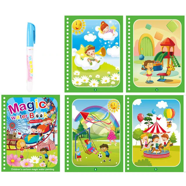 Magic Water Coloring Book