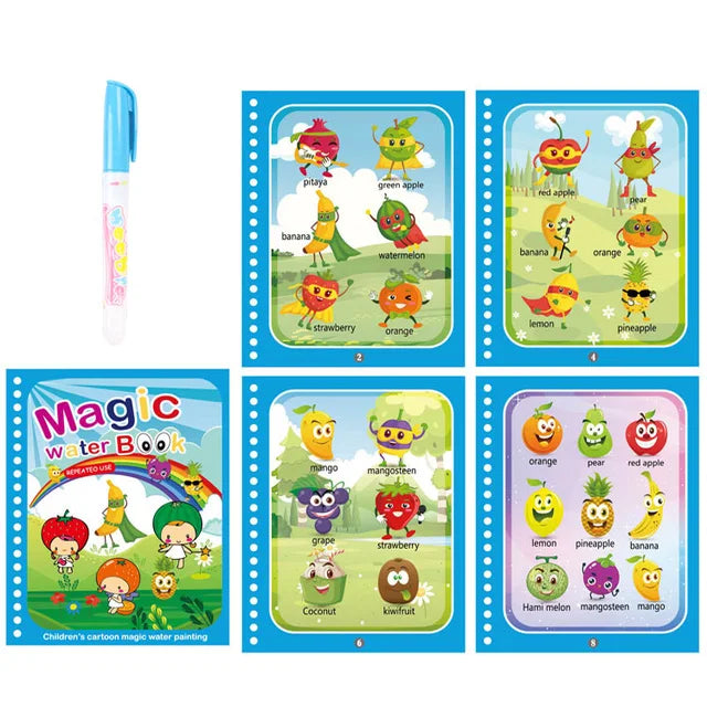 Magic Water Coloring Book