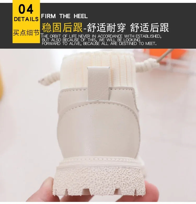 Kids Boys Polar Fleece Inner Winter Boots