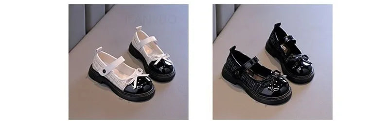 Girls Butterfly Bow Dress Shoes