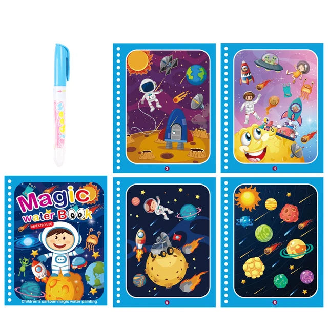 Magic Water Coloring Book