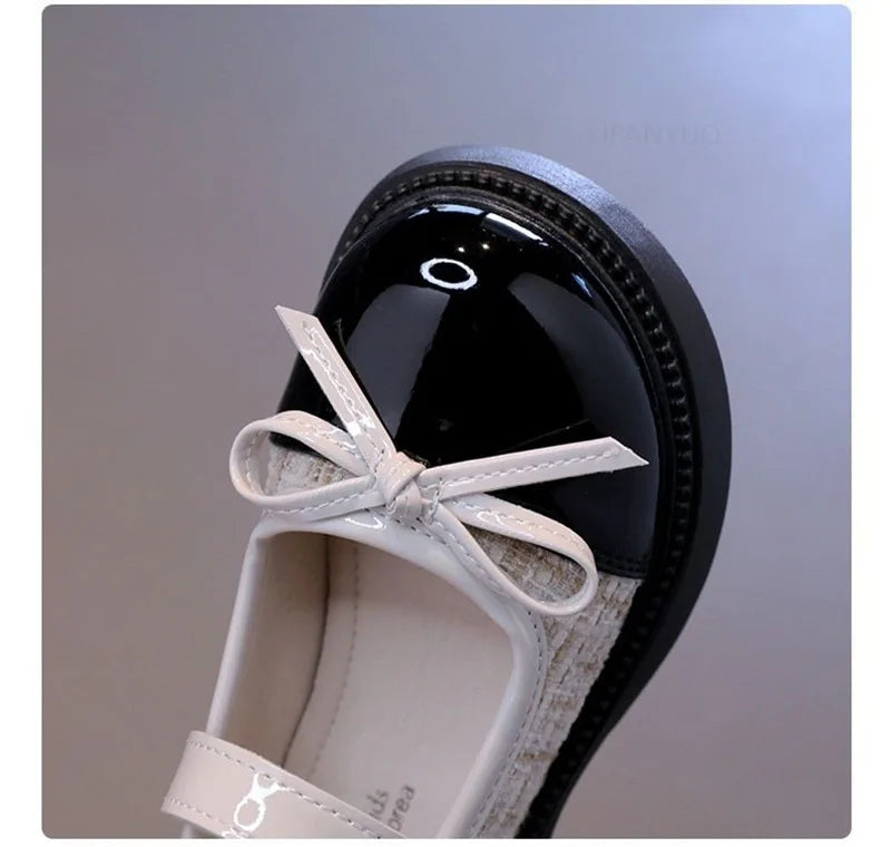 Girls Butterfly Bow Dress Shoes