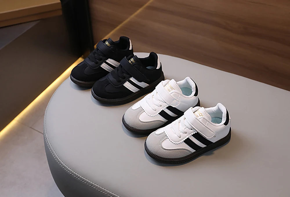 Kids Striped Unisex Sneakers