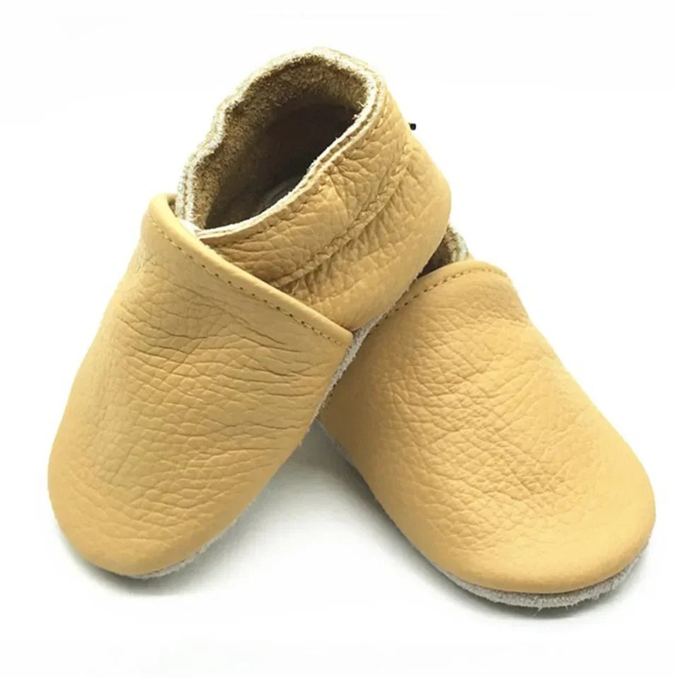 Genuine Leather Baby slippers