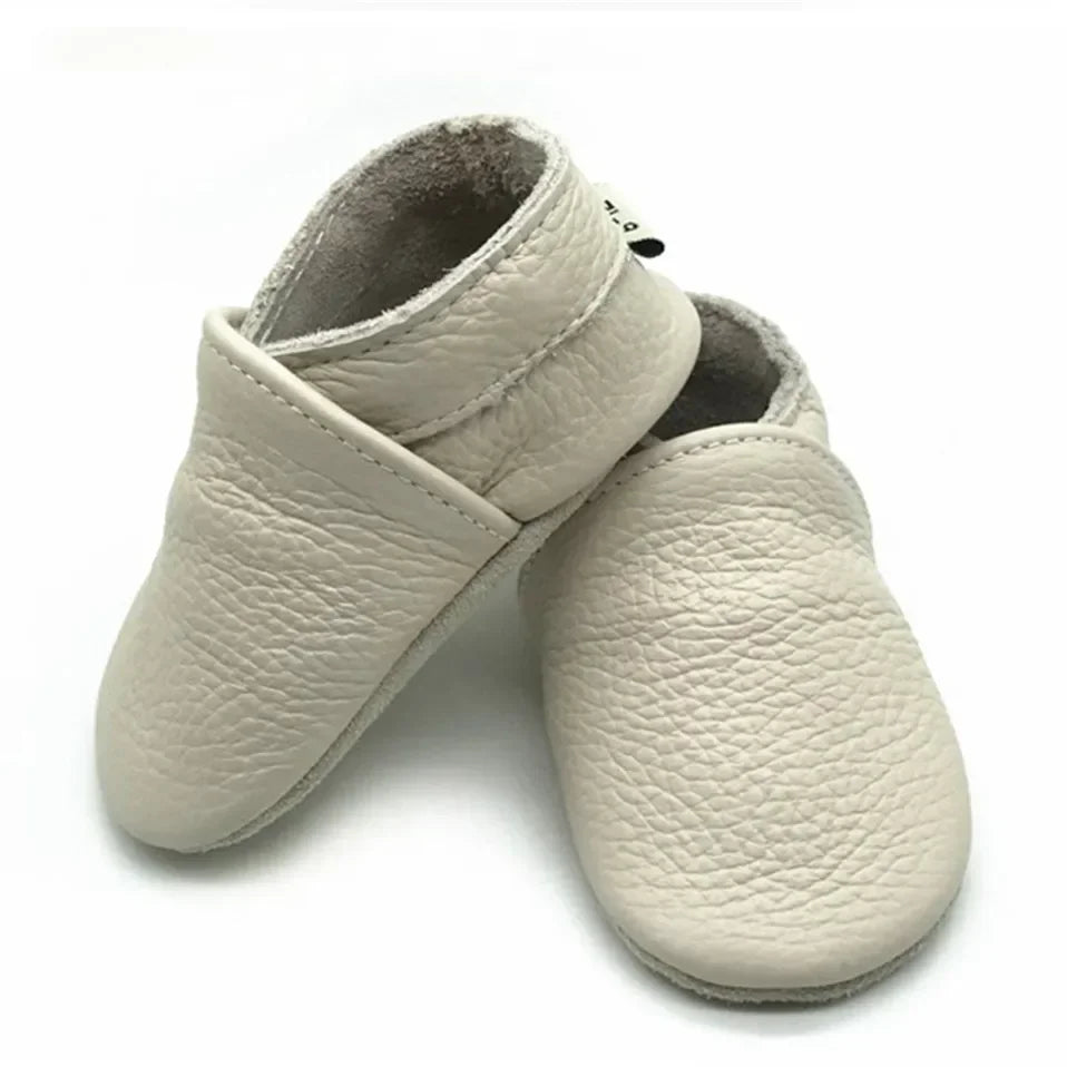 Genuine Leather Baby slippers