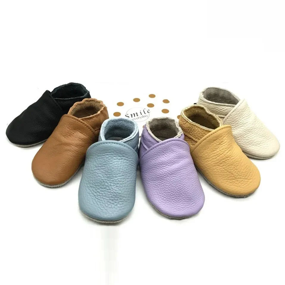Genuine Leather Baby slippers