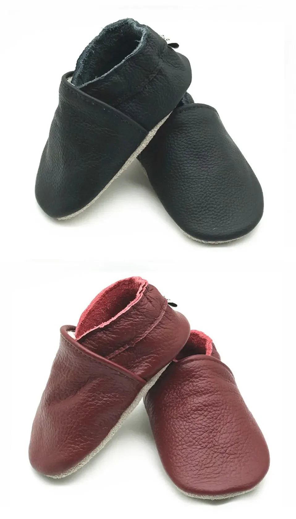 Genuine Leather Baby slippers