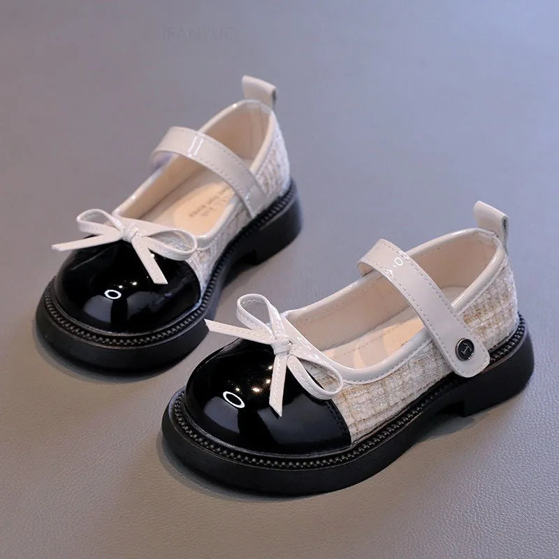 Girls Butterfly Bow Dress Shoes
