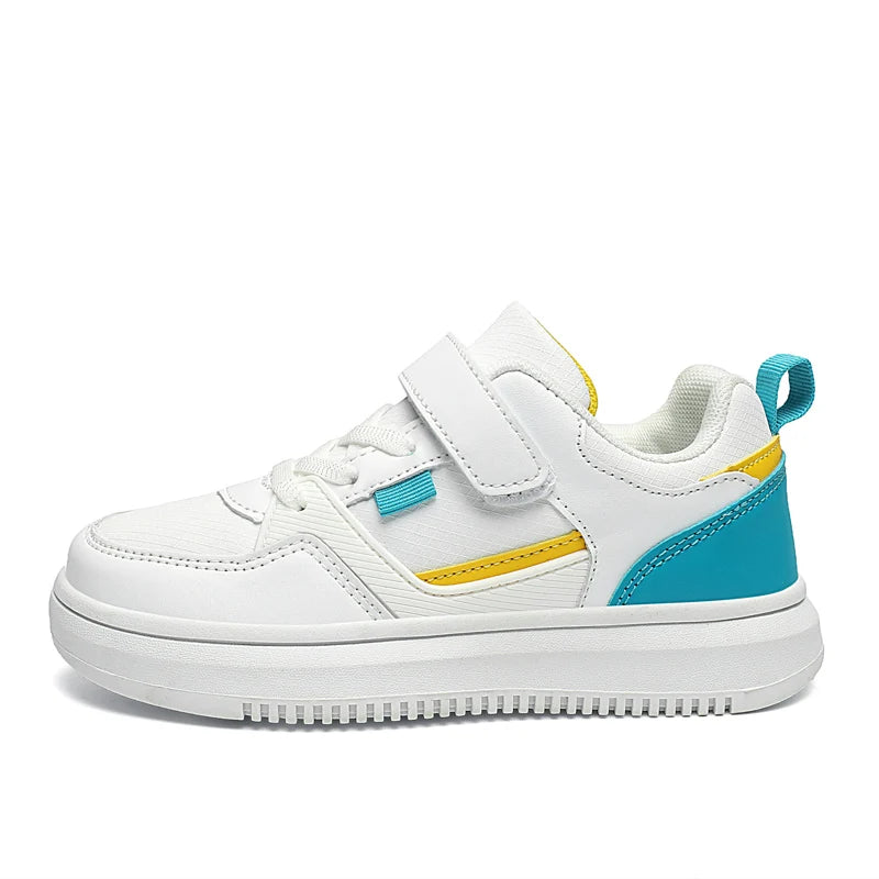 Boys Casual Pu Leather Sneakers