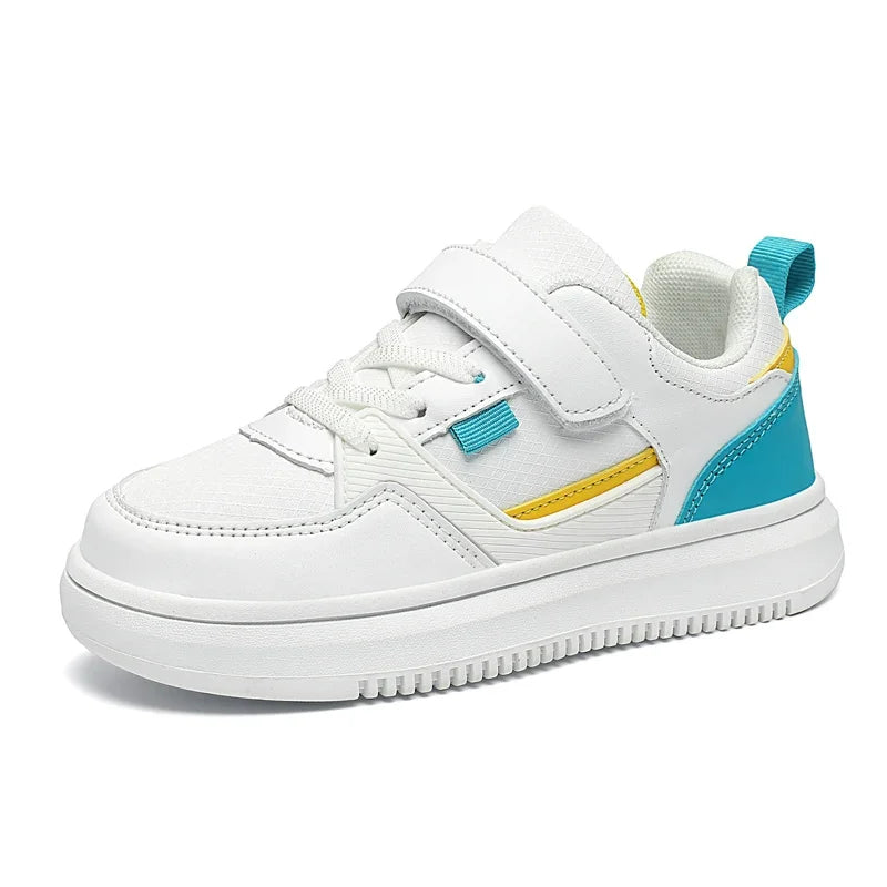 Boys Casual Pu Leather Sneakers