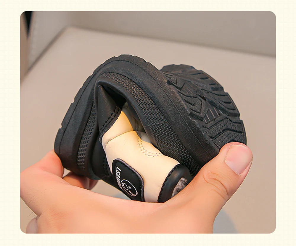 Pre School Kids Winter Plush Snow Boots