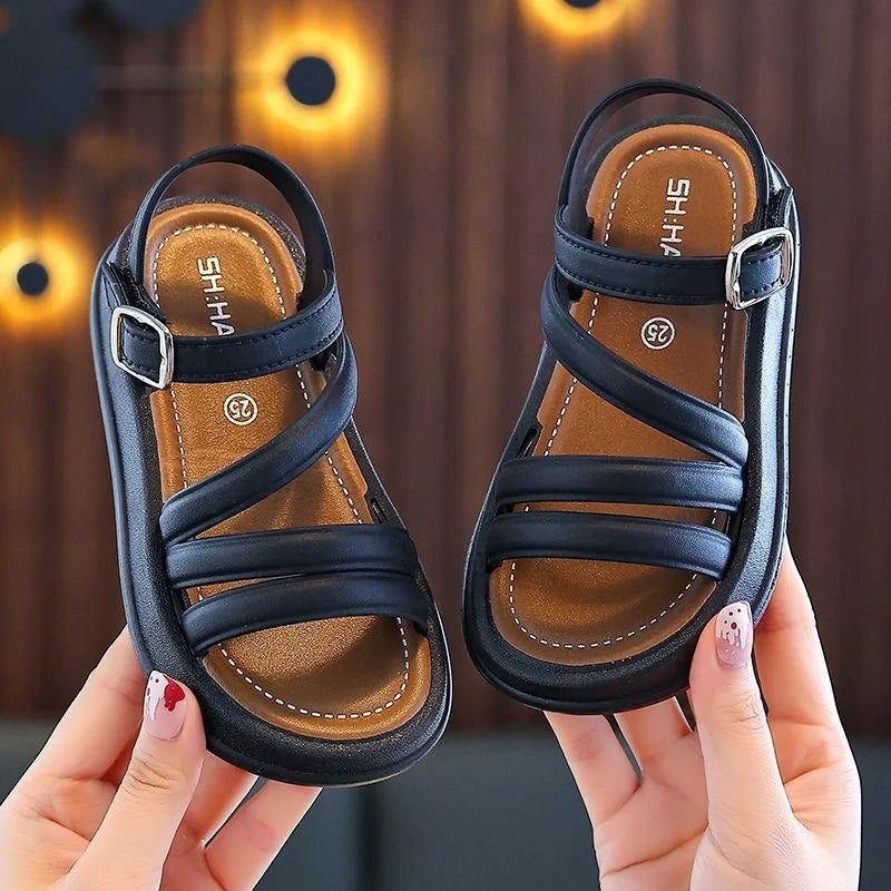 Girls Cushioned Sole Sandals