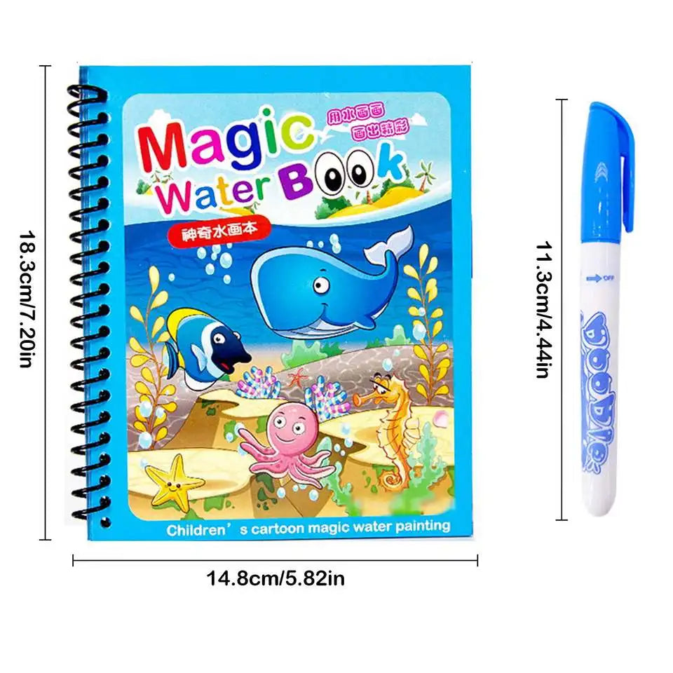 Magic Water Coloring Book