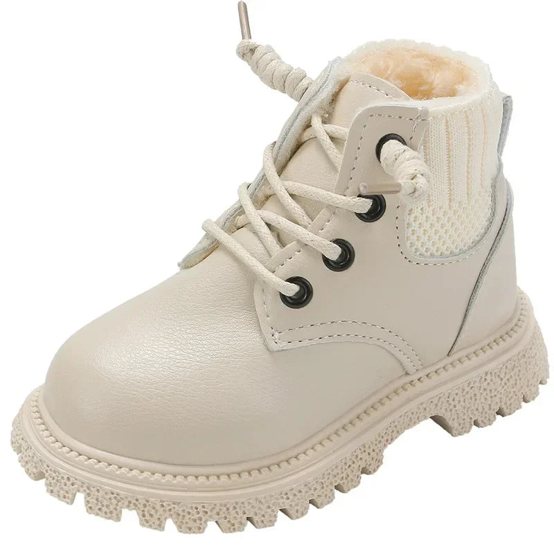 Kids Boys Polar Fleece Inner Winter Boots