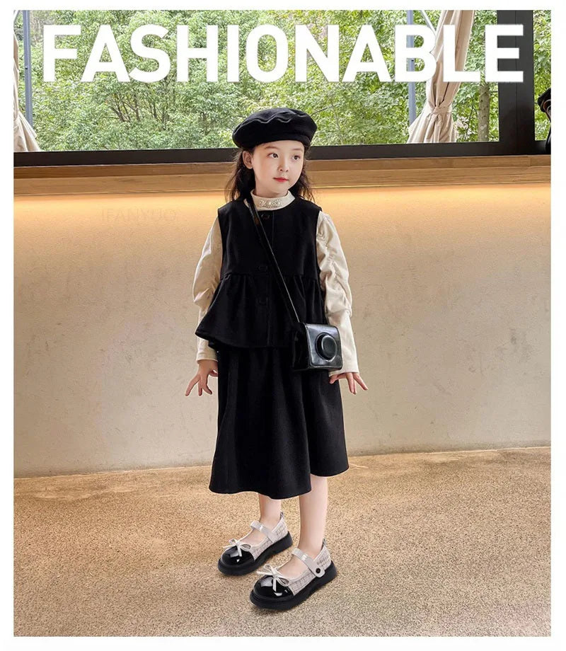 Girls Butterfly Bow Dress Shoes