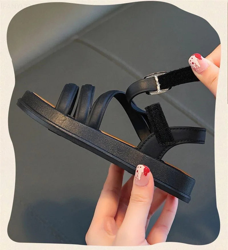 Girls Cushioned Sole Sandals