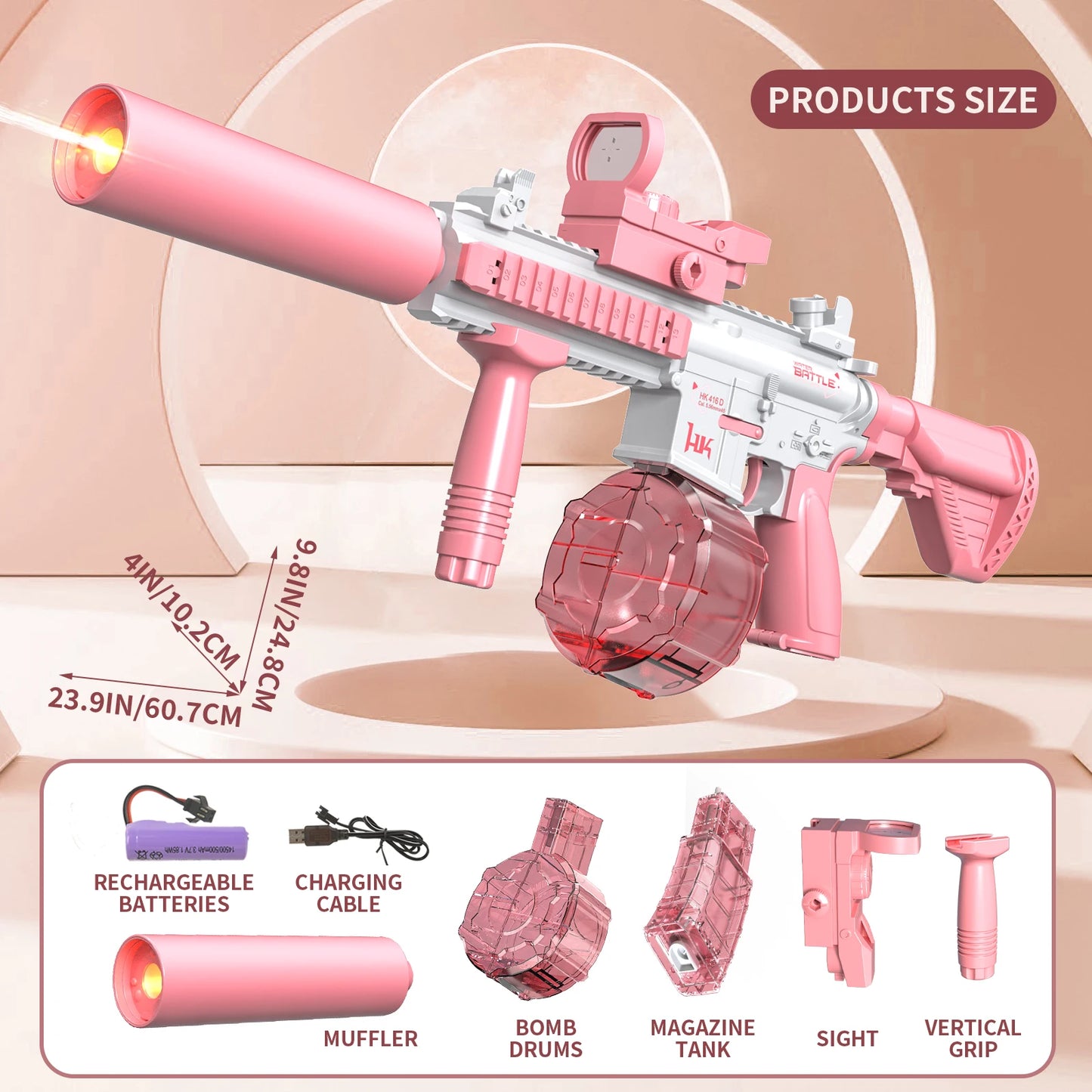 Electric M416 Rifle Water Gun
