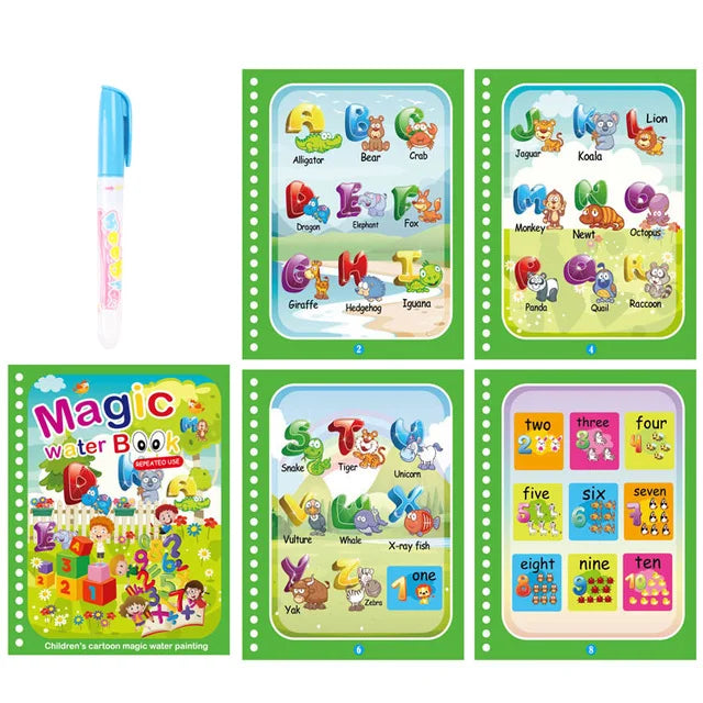 Magic Water Coloring Book